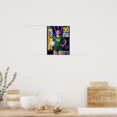 Poster Photo d'équipe de joueur de volley-ball personnali (Cuisine)