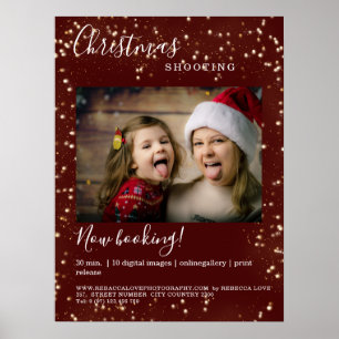 Poster photo des lumières de Noël spécifiques au c