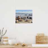 Poster Photo des vagues de l'océan Atlantique (Cuisine)