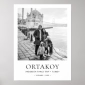 Poster Photo & Détails personnalisés Style du musée Poste (Devant)