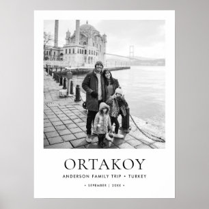 Poster Photo & Détails personnalisés Style du musée Poste