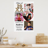 Poster Photo Display Through The Years Graduation Party (Cuisine)