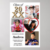 Poster Photo Display Through The Years Graduation Party (Devant)