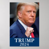 Poster Photo Donald Trump - Trump 2024 (Devant)