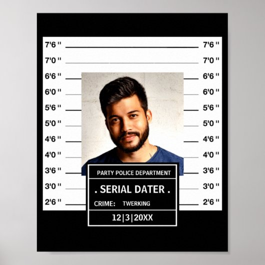 Poster Photo drôle d'arrestation (Devant)