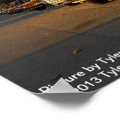 Poster Photo du bus scolaire (Coin)