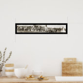 Poster Photo du camp indien d'Ute 1913 (Cuisine)