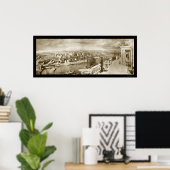 Poster Photo du centenaire de Pittsburgh 1909 (Bureau à domicile)