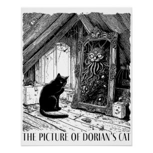 Poster Photo du chat de Dorian