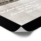 Poster Photo du circuit automobile Cincinnati 1916 (Coin)