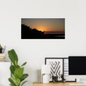 Poster photo du coucher du soleil (Bureau à domicile)