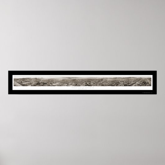 Poster Photo du début de San Francisco 1877 (Devant)