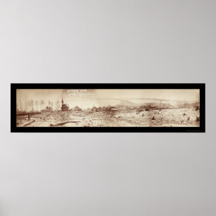 Poster Photo du front de mer de Duluth MN 1870