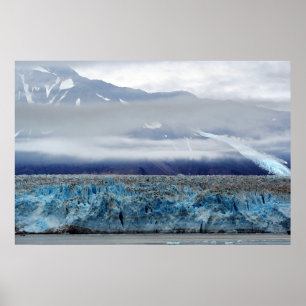 Poster Photo du glacier Alaska Hubbard