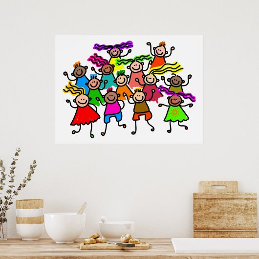 Poster Photo du groupe (Cuisine)