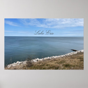 Poster photo du lac Érié