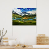 Poster photo du lever du soleil (Cuisine)