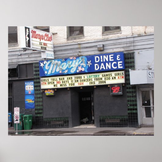 Poster photo du Marys Club (Devant)