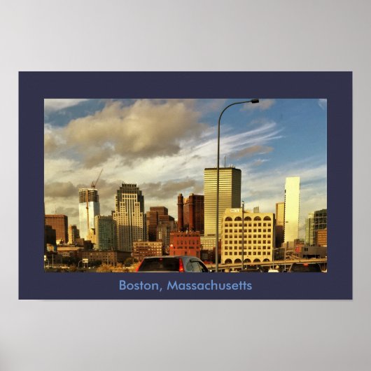 Poster Photo du Massachusetts de Boston (Devant)