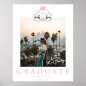 Poster photo du Monogramme de canard de Mallard (Devant)