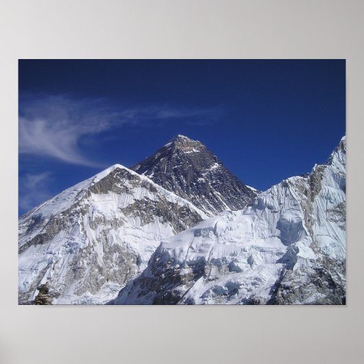Poster Photo du mont Everest (Devant)