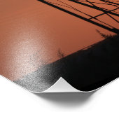 Poster photo du moulin à vent Sunset Silhouette Ka (Coin)