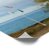 Poster Photo du phare avec John 8:12 (Coin)