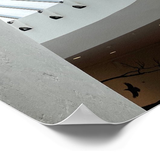 Poster photo du plafond de l'architecture intérieu (Coin)