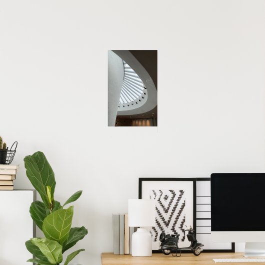 Poster photo du plafond de l'architecture intérieu (Bureau à domicile)