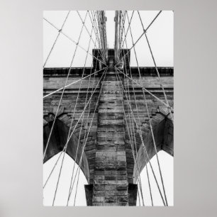 Poster Photo du pont de Brooklyn dans NYC