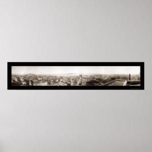 Poster Photo du port de San Francisco 1920