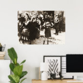 Poster Photo du soulèvement du ghetto de Varsovie de Jurg (Bureau à domicile)