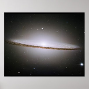 Poster photo du télescope Sombrero Galaxy Hubble