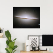 Poster photo du télescope Sombrero Galaxy Hubble (Bureau à domicile)