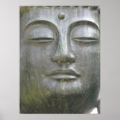 Poster Photo du visage de Bouddha (Devant)