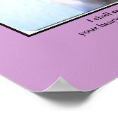 Poster Photo du visage sacré de Jésus (Coin)