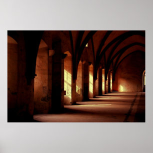 Poster Photo d'un couloir vide