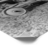 Poster Photo d'un tracteur Fordson (Coin)