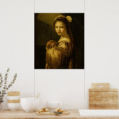 Poster Photo d'une jeune fille (Cuisine)