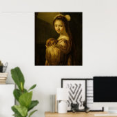 Poster Photo d'une jeune fille (Bureau à domicile)
