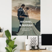 Poster Photo élégant la veille du dîner de répétition (Bureau à domicile)