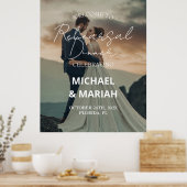 Poster Photo élégant la veille du dîner de répétition (Cuisine)