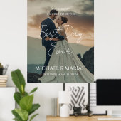 Poster Photo élégante la veille du dîner de répétition (Bureau à domicile)