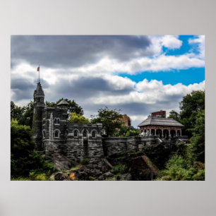 Poster Photo emblématique du château du Belvédère à NYC