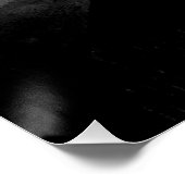Poster Photo en noir et blanc de Talking Dog Print (Coin)