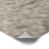 Poster Photo en noir et blanc d'un éléphant africain, (Coin)