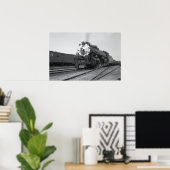 Poster photo en noir et blanc SP 4475 (Bureau à domicile)