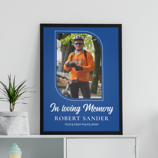 Poster Photo En souvenir affectueux