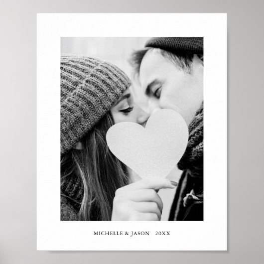 Poster Photo et nom Imprimer (Devant)