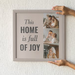 Poster Photo Famille Couple Moderne & Citation Famille<br><div class="desc">Photo Famille Couple Moderne & Citation Famille</div>
